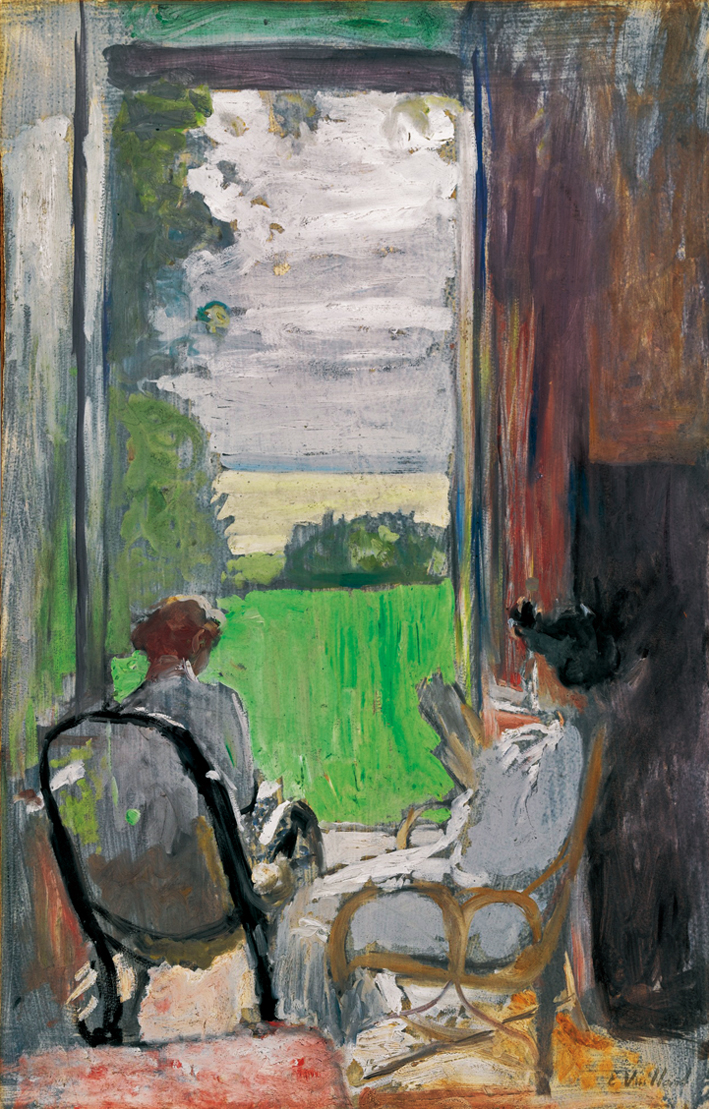  Edouard Vuillard —— LUCY HESSEL ET JEANNE STRAUSS AUX ETINCELLES